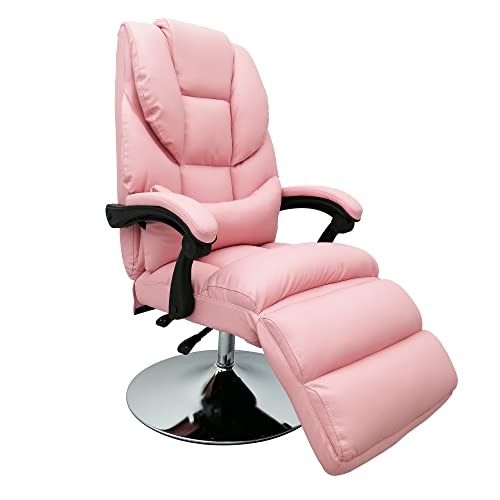 TECHTONGDA Facial Salon Chair Multipurpose Tattoo Chair, 360 Swivel Adjustable Massage Spa Bed Capacity 275lb for Salon Beauty Spa Home, Purple