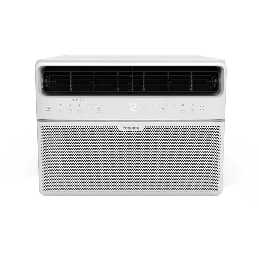 Restored Toshiba 10,000 BTU 115V WiFi Portable Air Conditioner with Dehumidifier Mode (Refurbished)