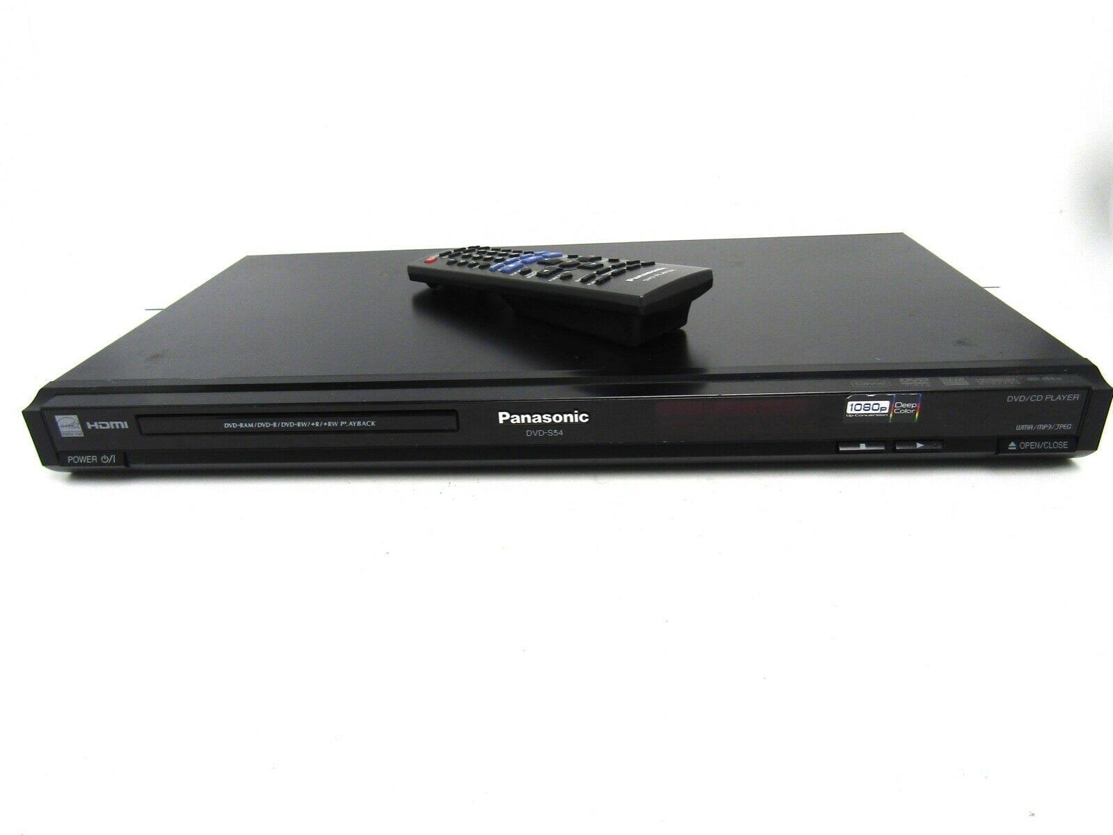 Panasonic DVD-S54K - DVD player - upscaling - black