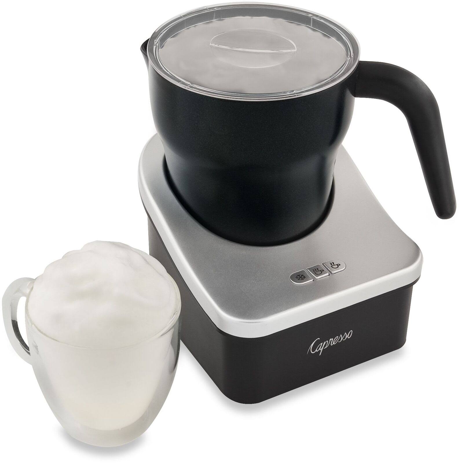 Capresso 20404 Automatic Electric Milk Frother - Silver/Black Froth Plus