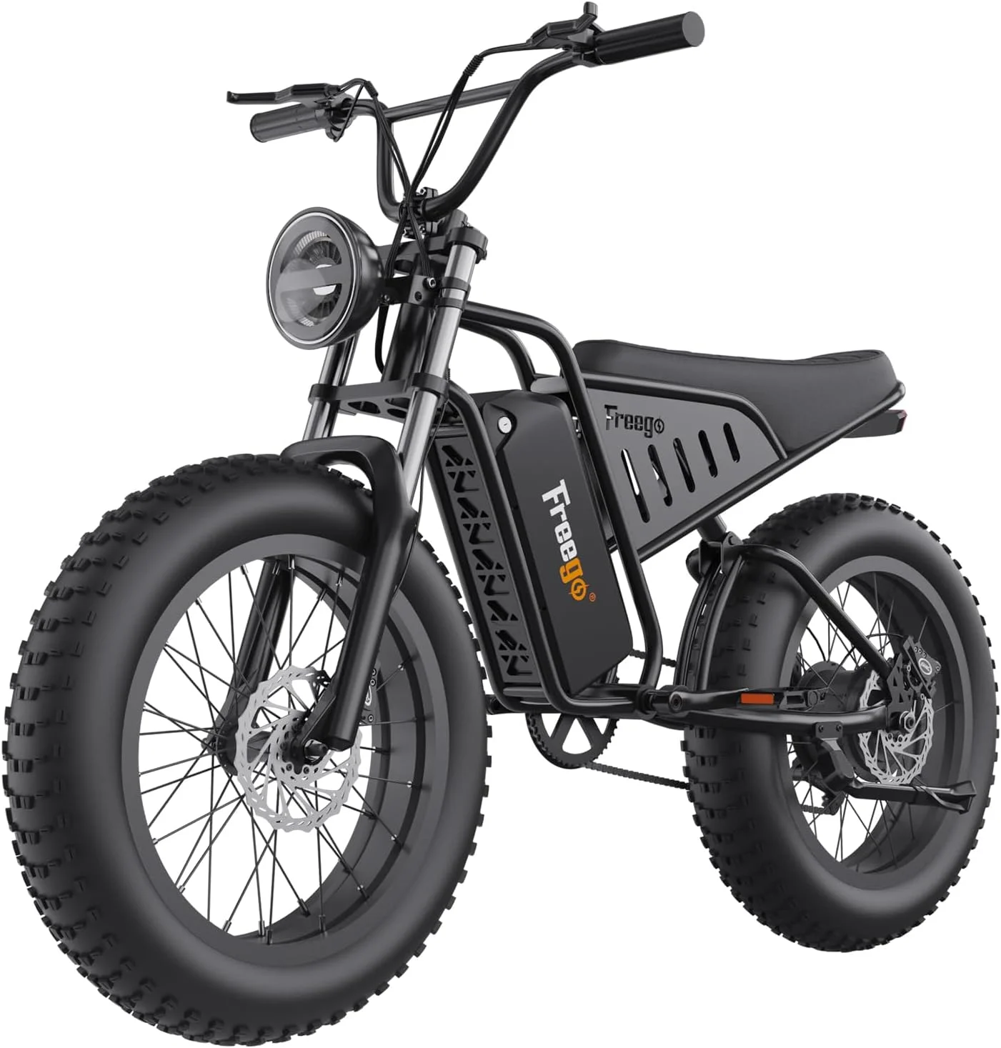 Freego Electric Bike for Adults, Electric Dirt Bike with 1400W Motor 48V/22.5Ah Removable Battery, Up to 34MPH Electric Motorcycle, 7-Speed