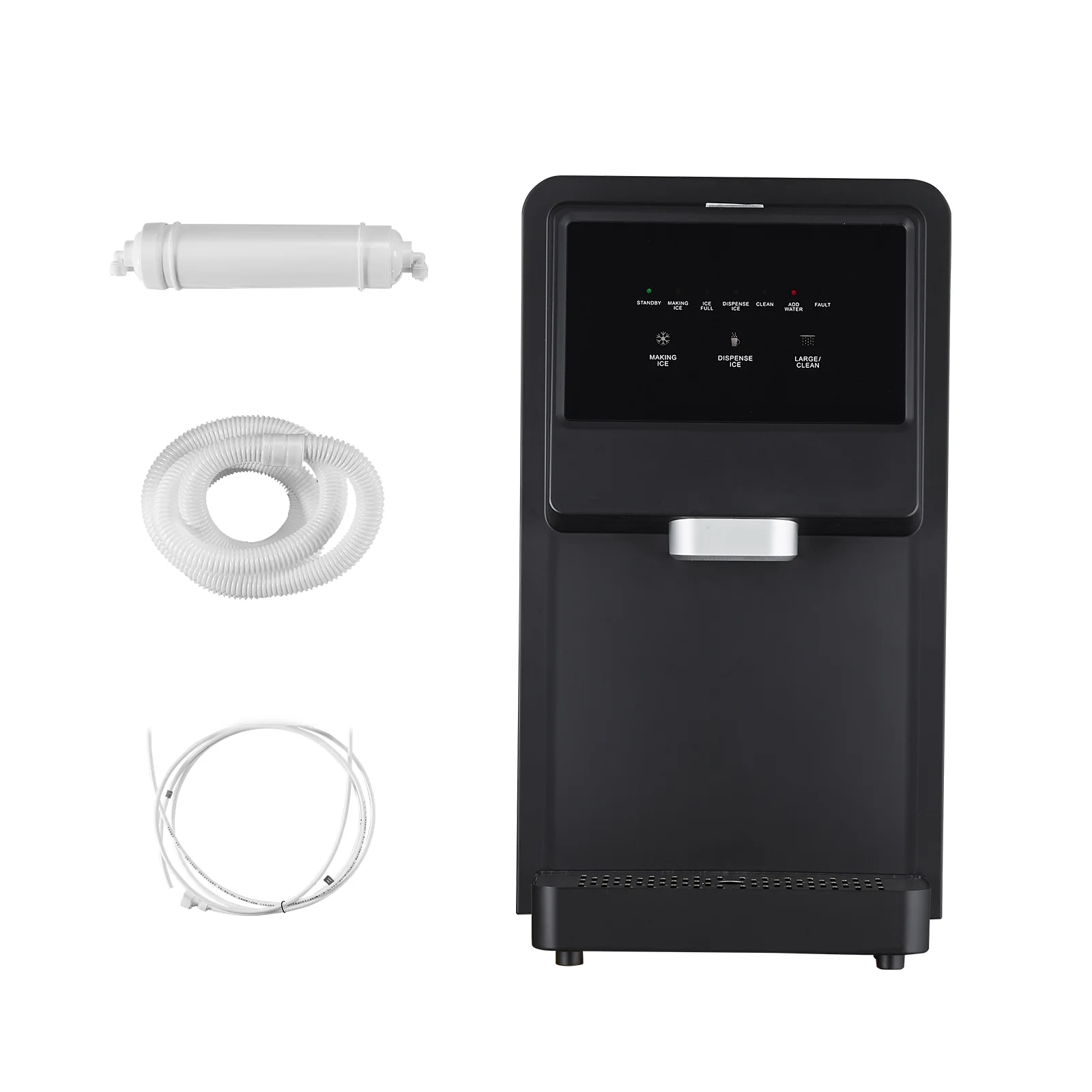 SKYSHALO Portable Countertop Ice Maker 62lbs/24H Self-Cleaning
