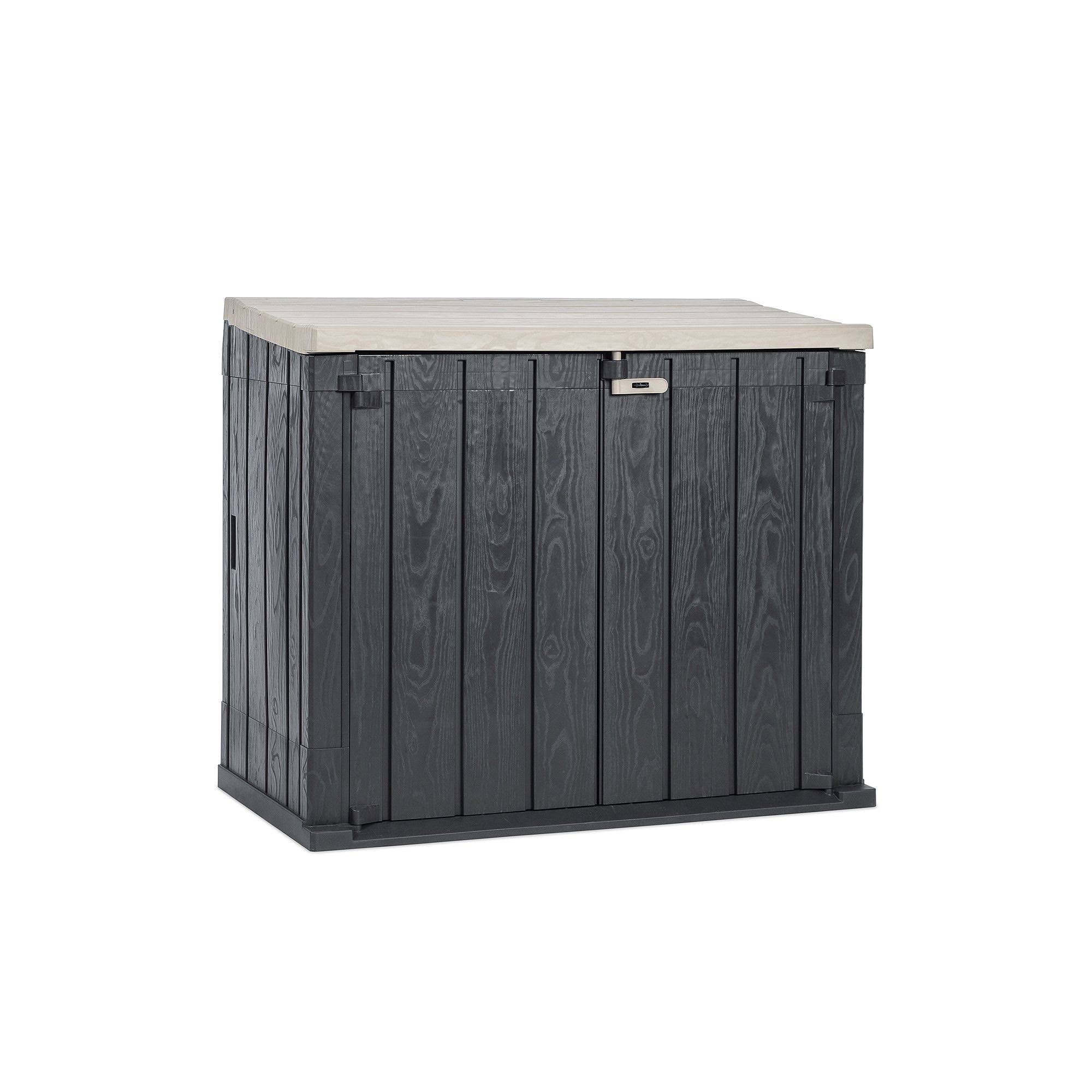 Toomax - Stora Way All-Weather Outdoor Horizontal Storage Shed Cabinet, 30 Cu ft