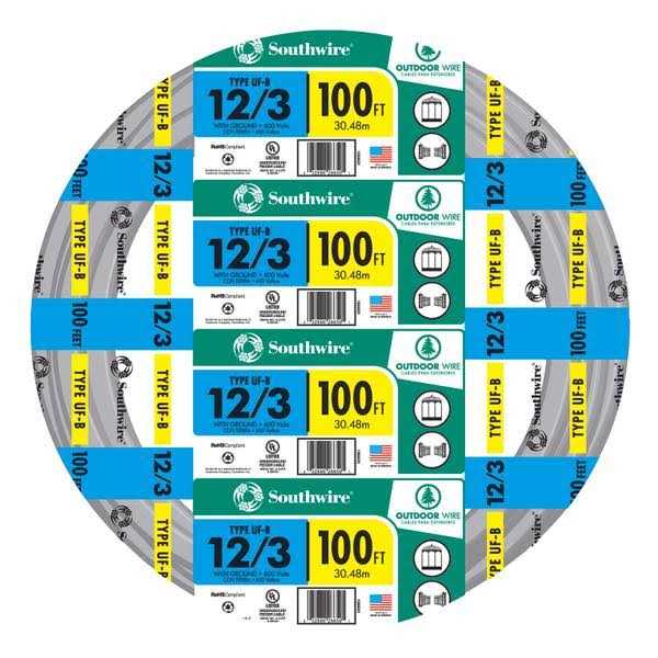 Southwire 100-ft 12/3 Solid UF Wire 13058323 - Shop Hardware Tools Online Store