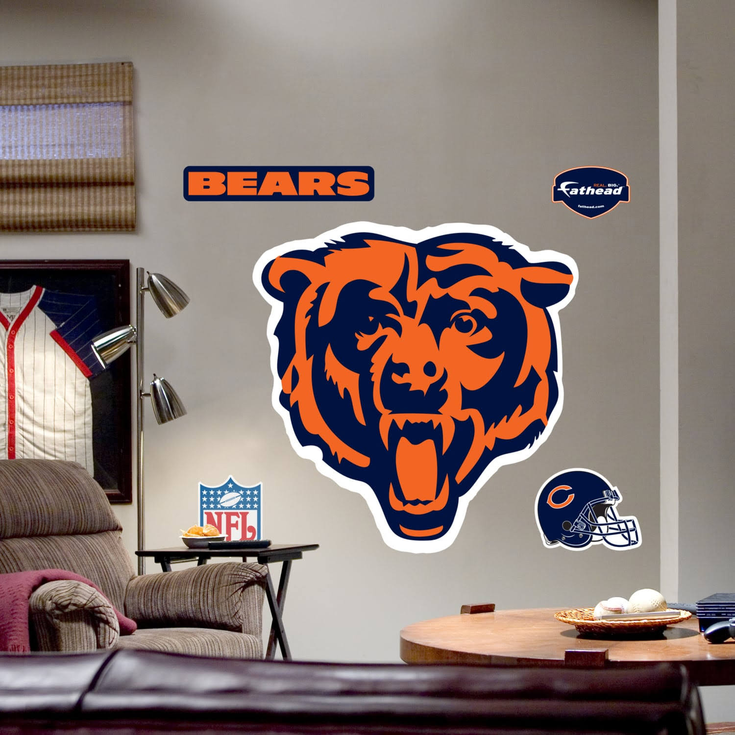 Fathead Chicago Bears Logo
