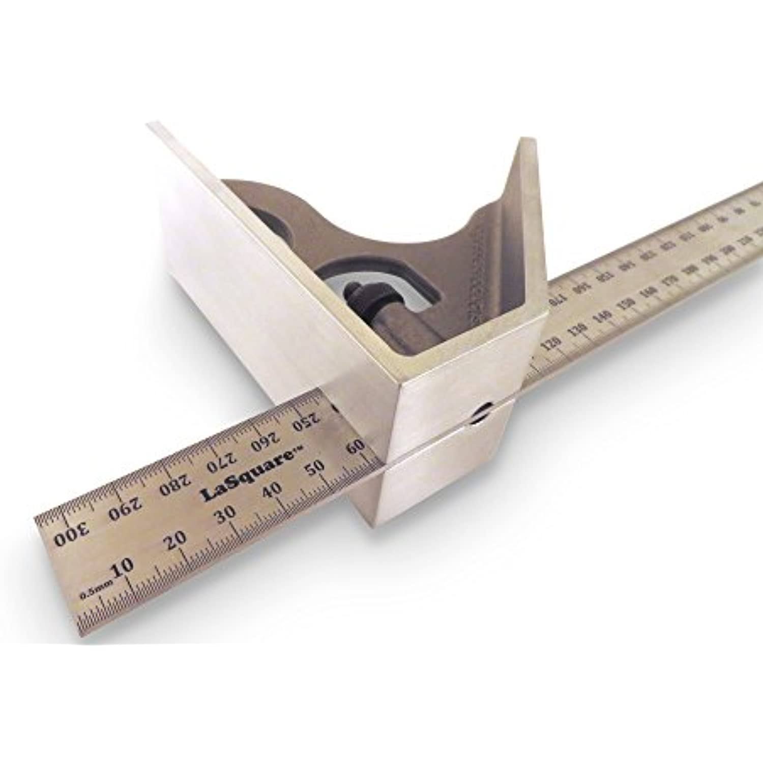 LaSquare 300mm Metric 2 Piece Combination Square / Saddle Square