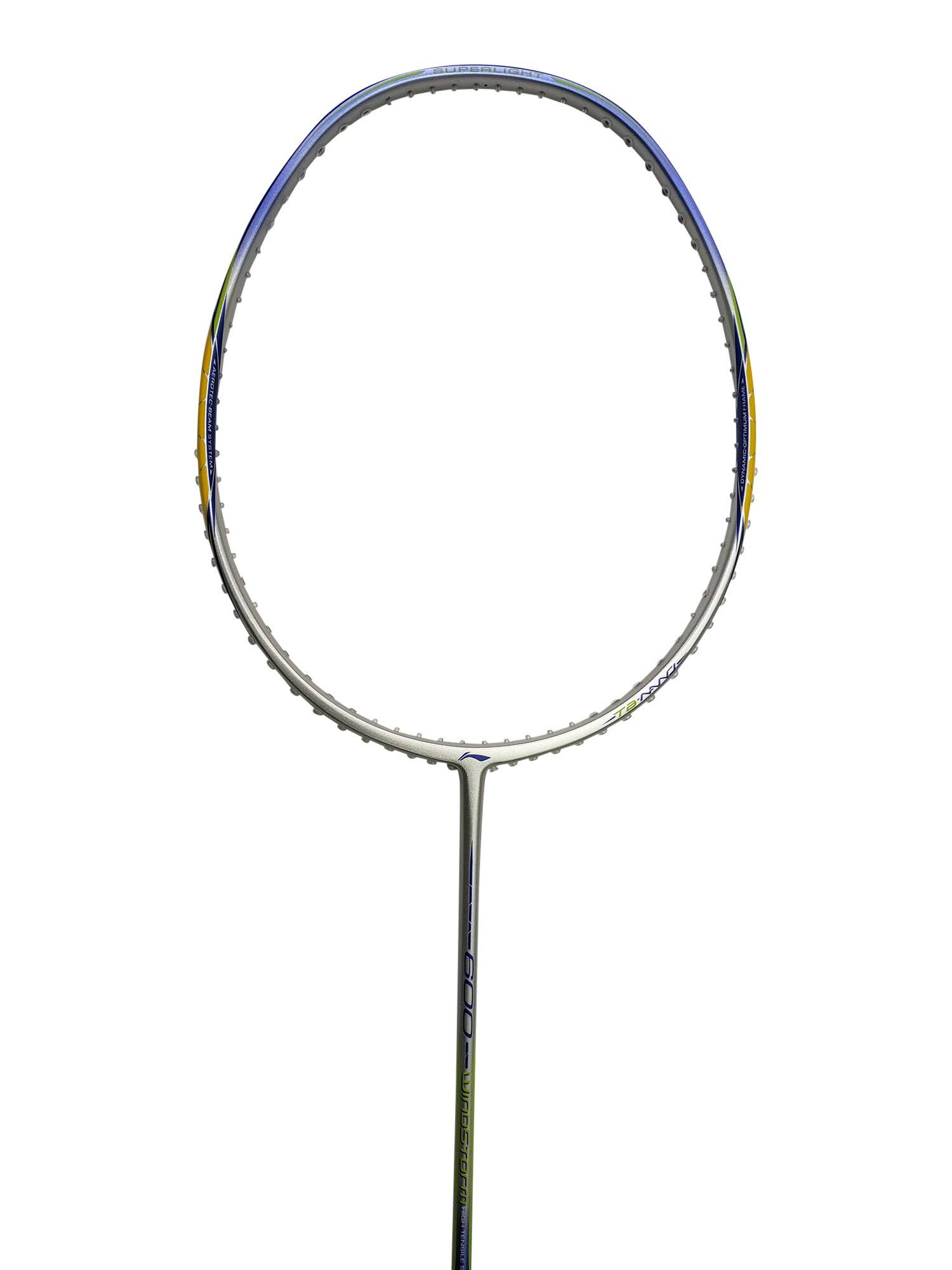Li-Ning Windstorm 600 Badminton Racket Silver