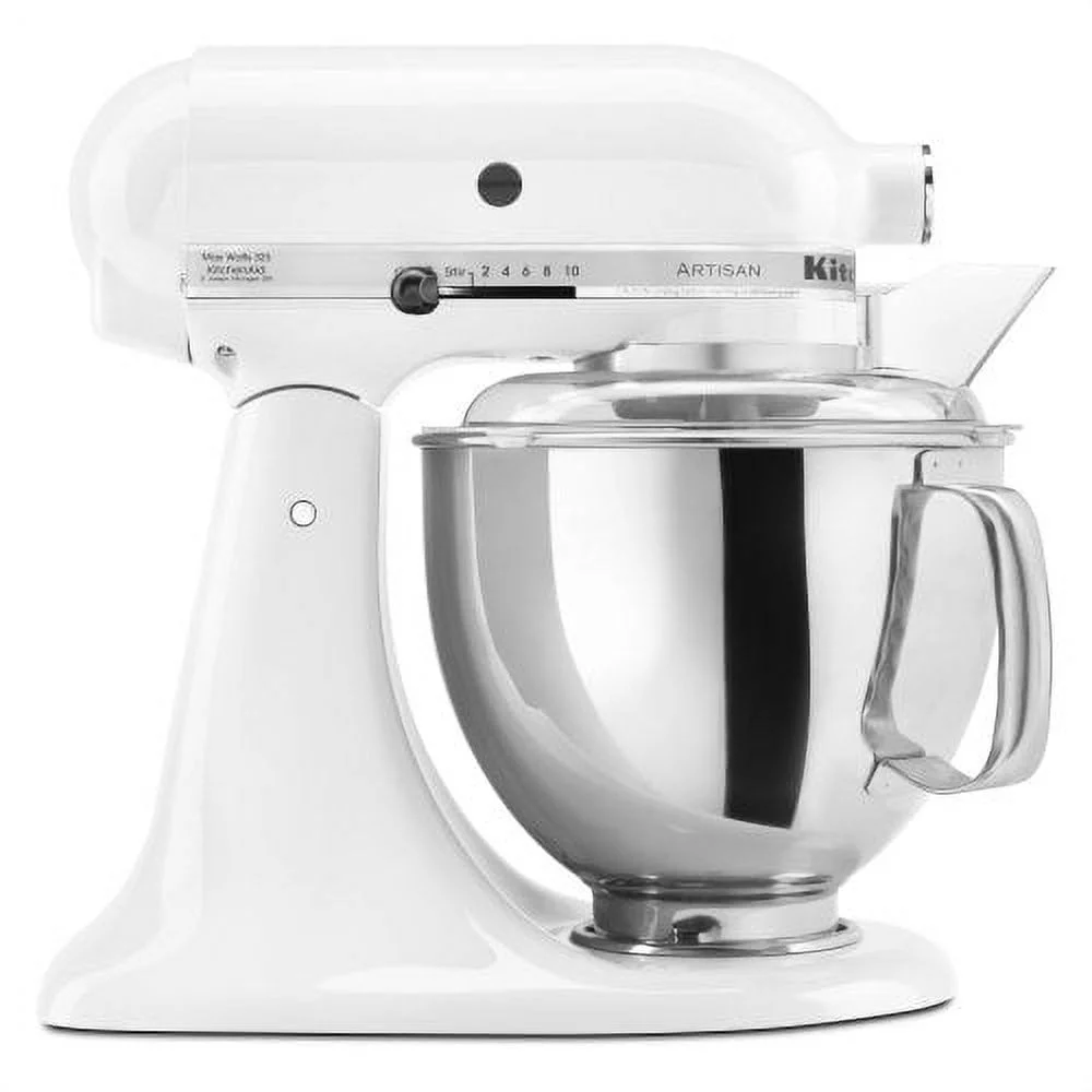 KitchenAid KSM150PSWH  5-Qt. Stand Mixer - White (Used)