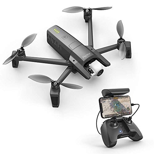 Parrot PF728000 ANAFI Drone, Foldable Quadcopter Drone with 4K HDR Camera, Compact, Silent & Autonomous