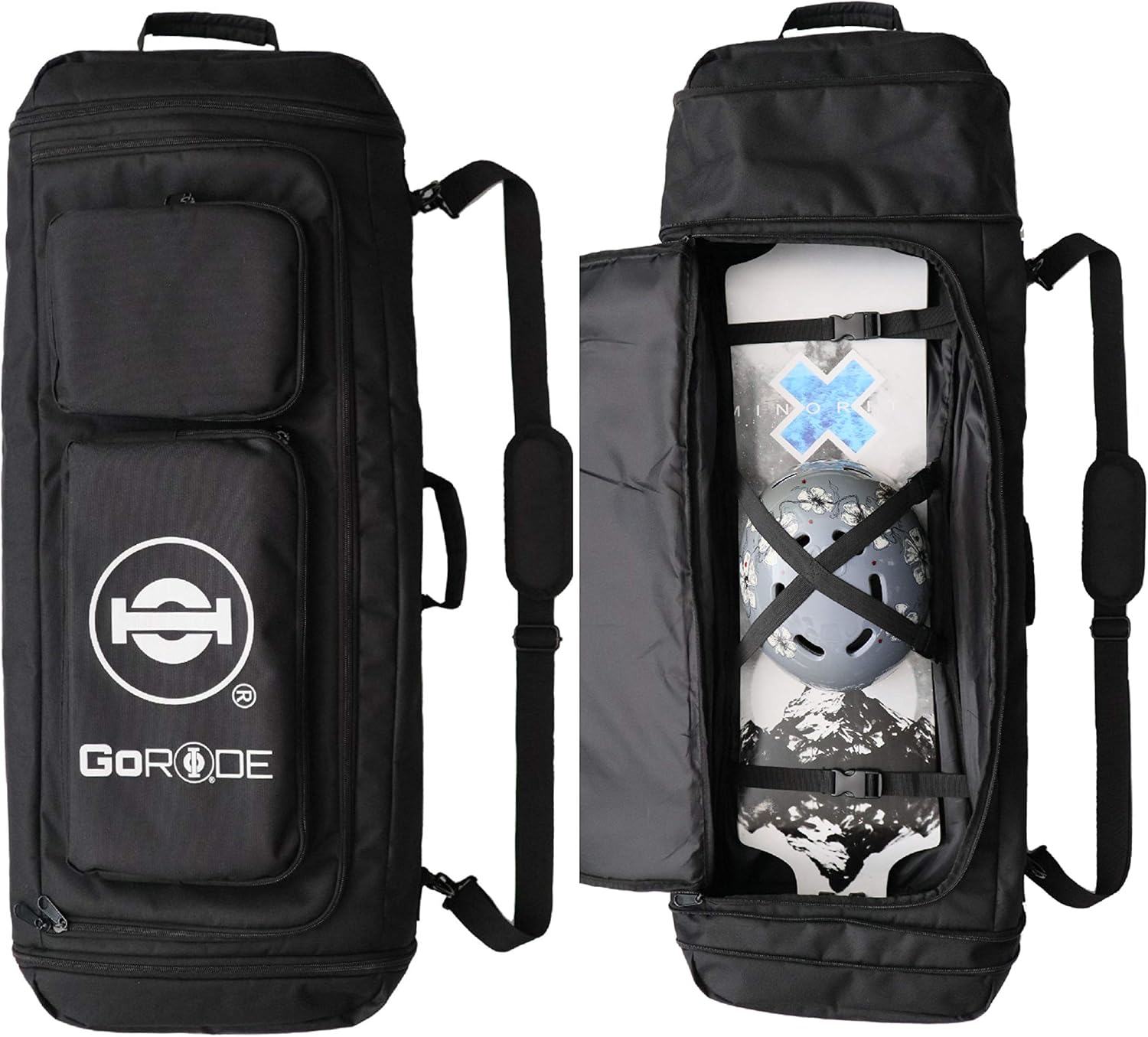 GoRide Elite Electric Longboard Skateboard Backpack Bag Carrier with Laptop Holder