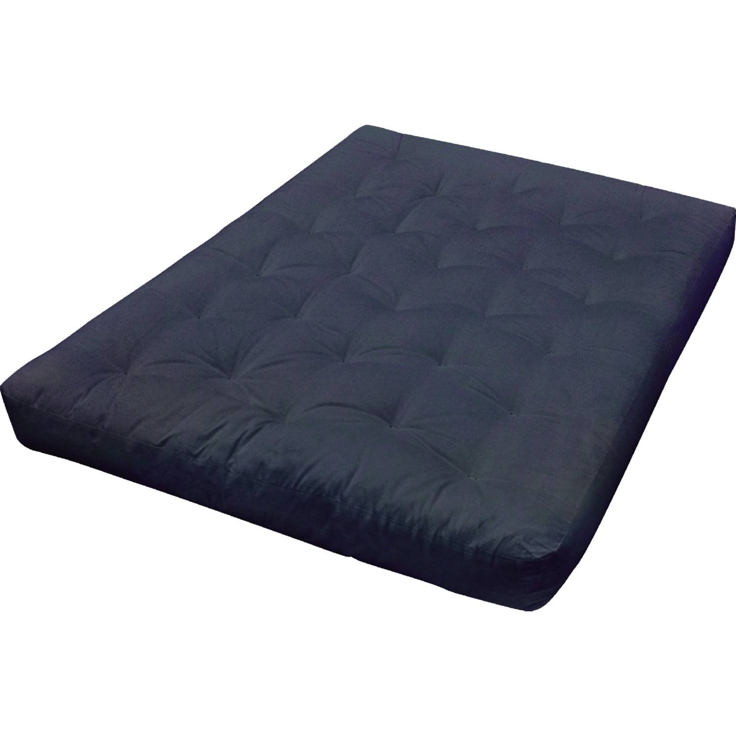 Gold Bond 8x22 Double Foam u0026 Cotton #611 39 x 80 Twin XL Futon Mattress Blue Microfiber