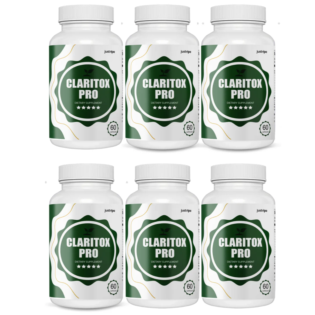 Claritox Pro Advanced Formula Dietary Supplement - 6 Bottles - Kansas Nuitrition - HNZSDS