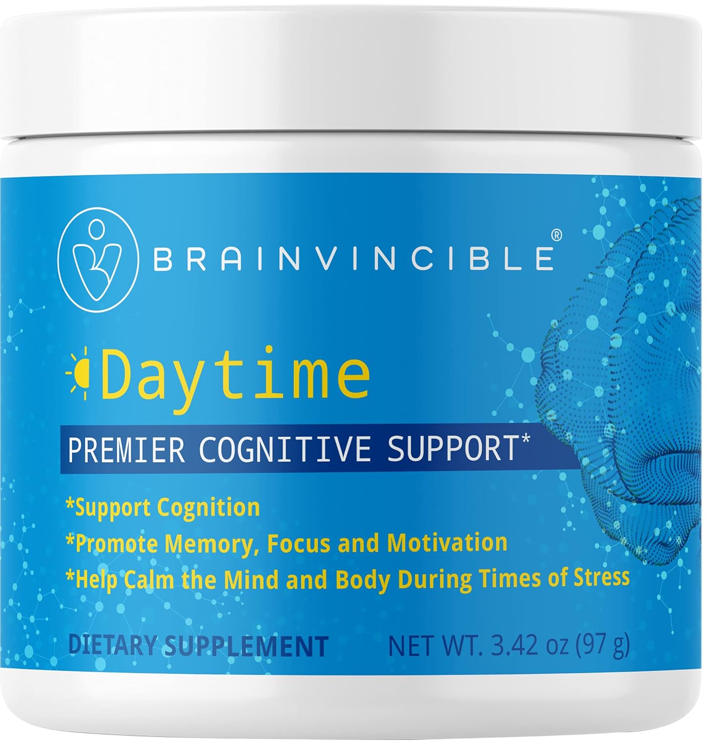 Brainvincible Nootropics | Top Brain Supplement for Memory, Focus, Mental Energy, and Concentration Cognitive Support - Brain Supplement