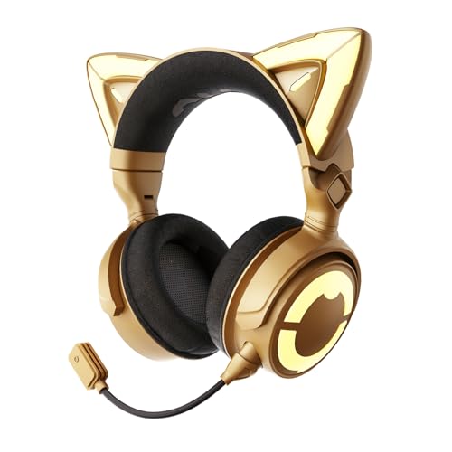 YOWU Cat Ear Headphones 4GS -Wireless Bluetooth Noise Cancelling Headphones