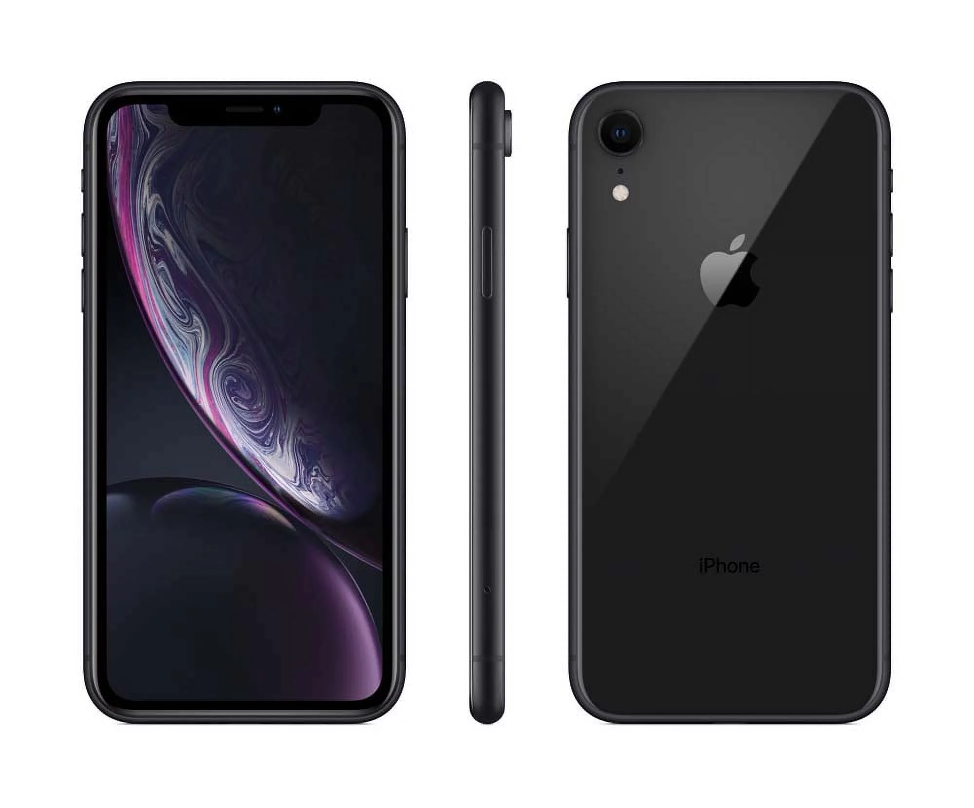 Restored iPhone XR 128GB Black (Boost Mobile) (Refurbished) - Curated Treasures Market