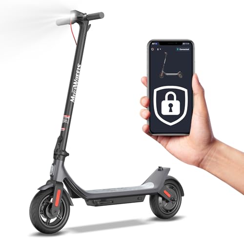 MEGAWHEELS Electric Scooter,350W Electric Scooter for Adults,10in Pneumatic Tires,10.2AH Battery,19 Miles Range,15.5 mph Speed