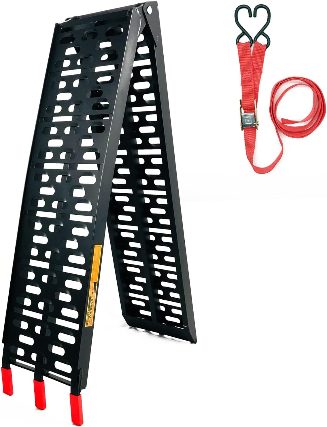 Motorcycle Ramps for Trucks Ramp Loading 7.5ft Aluminum Folding Ramps - 1 PC with 750lbs Loading Capacity,Black ATV Ramps for Truck