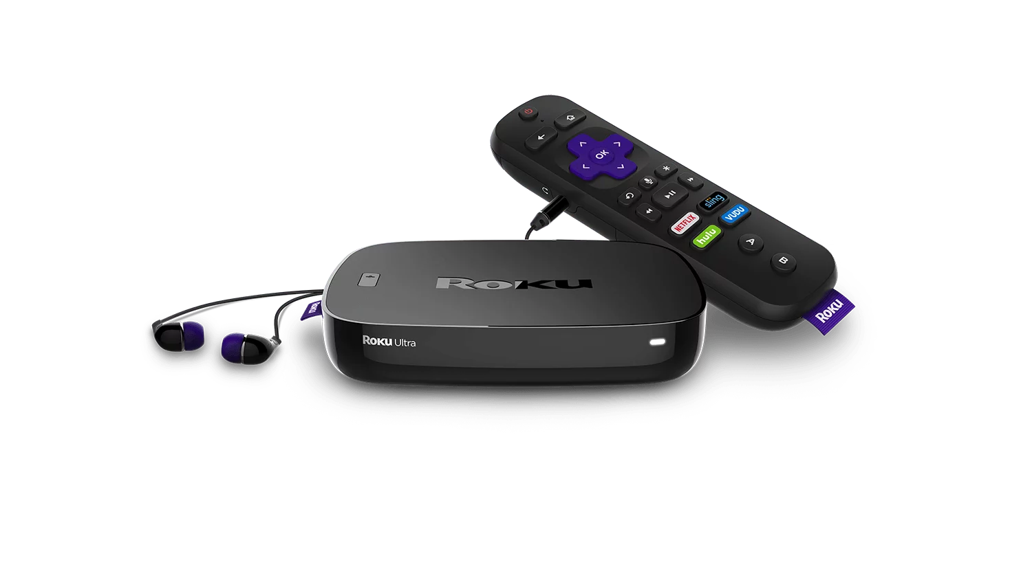 Roku Ultra 4K HDR Streaming Player with voice remote (2017) - Curated Treasures Market