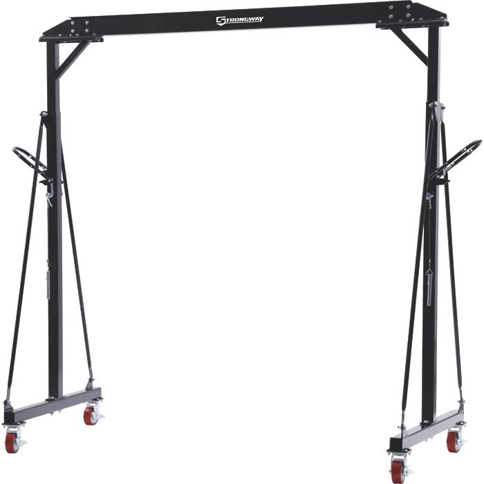 Strongway Adjustable Gantry Crane - 2000-Lb. Capacity