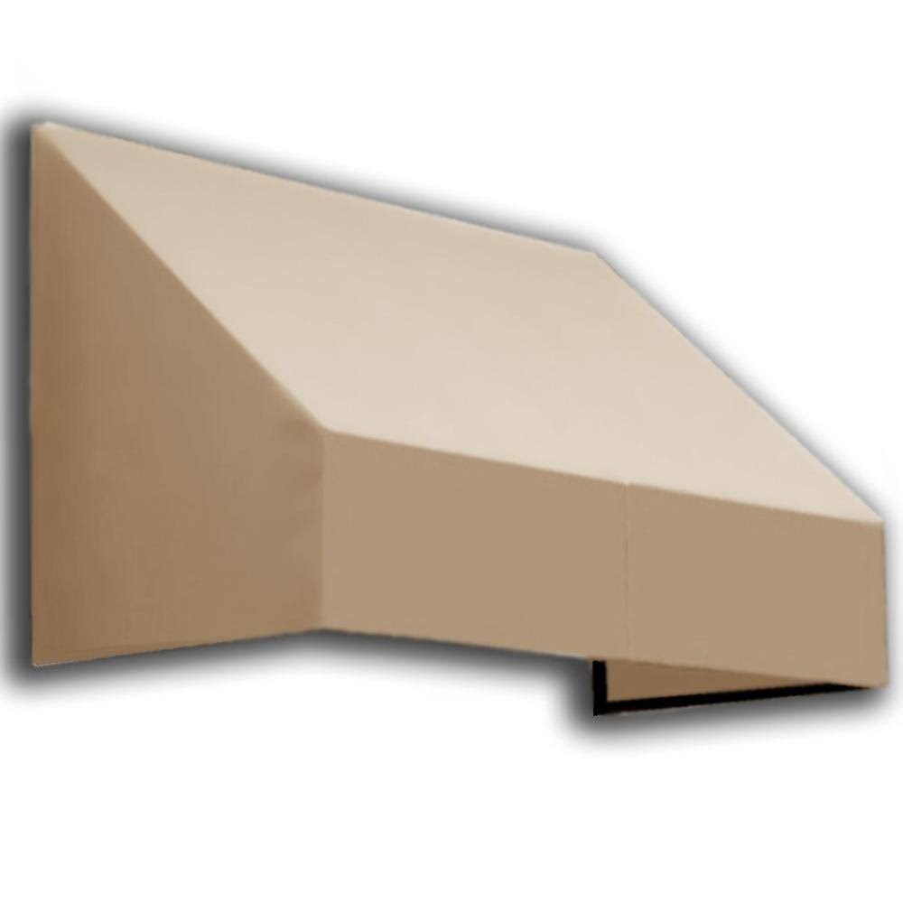 Awntech 3.38 ft. Wide New Yorker Window/Entry Awning (56 in. H x 36 in. D) Linen NK43-3L