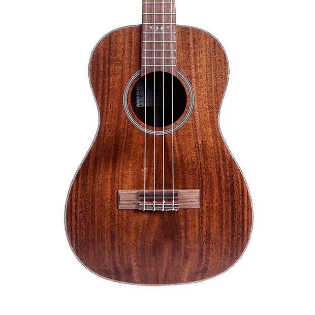Kala KA-SA-B Solid Acacia Series Baritone Ukulele, Gloss, 20.25" - Megean