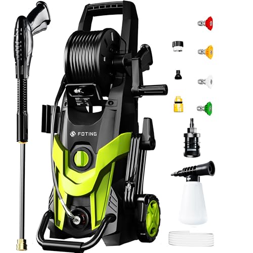 Electric Pressure Washer, 4500 PSI 3.2 GPM Power Washer with 4 Quick Connect Nozzles
