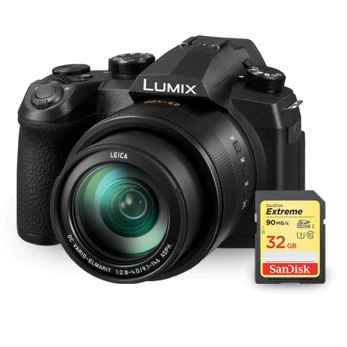 Panasonic Lumix DC-FZ1000 II Digital Camera DC-FZ1000M2 + Sandisk Extreme 32GB - Curated Treasures Market