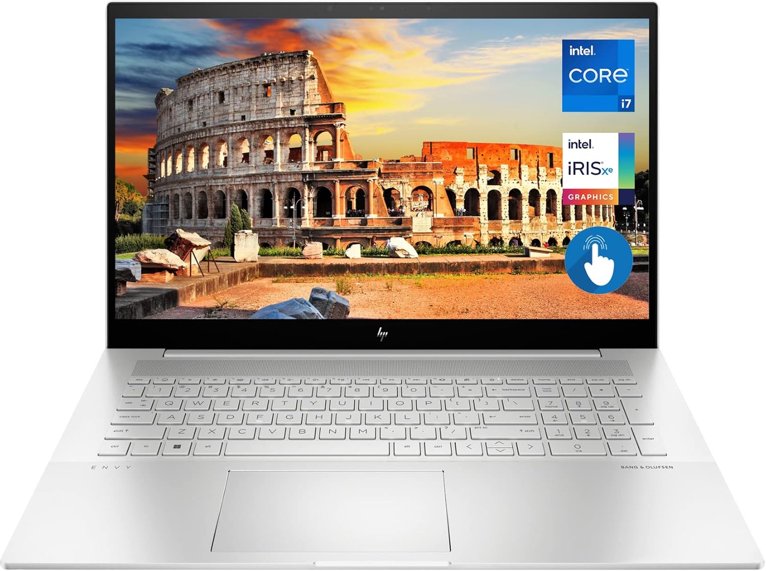 HP ENVY Laptop, 17.3" Full HD Touchscreen, 12th Gen Intel Core i7-1260P, 16GB DDR4 RAM, 1TB PCIe SSD, IR Camera, HDMI, Backlit Keyboard, Wi-Fi 6