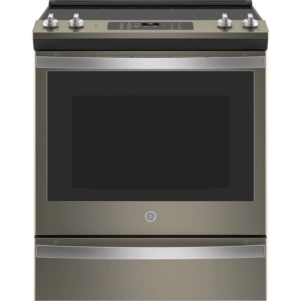 GE APPLIANCES JS760EPES  SLIDE IN ELECTRIC RANGE White