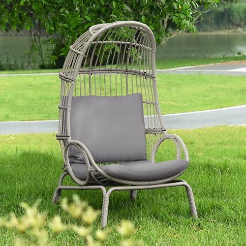 YITAHOME Outdoor Narrow Egg Chair Wicker
