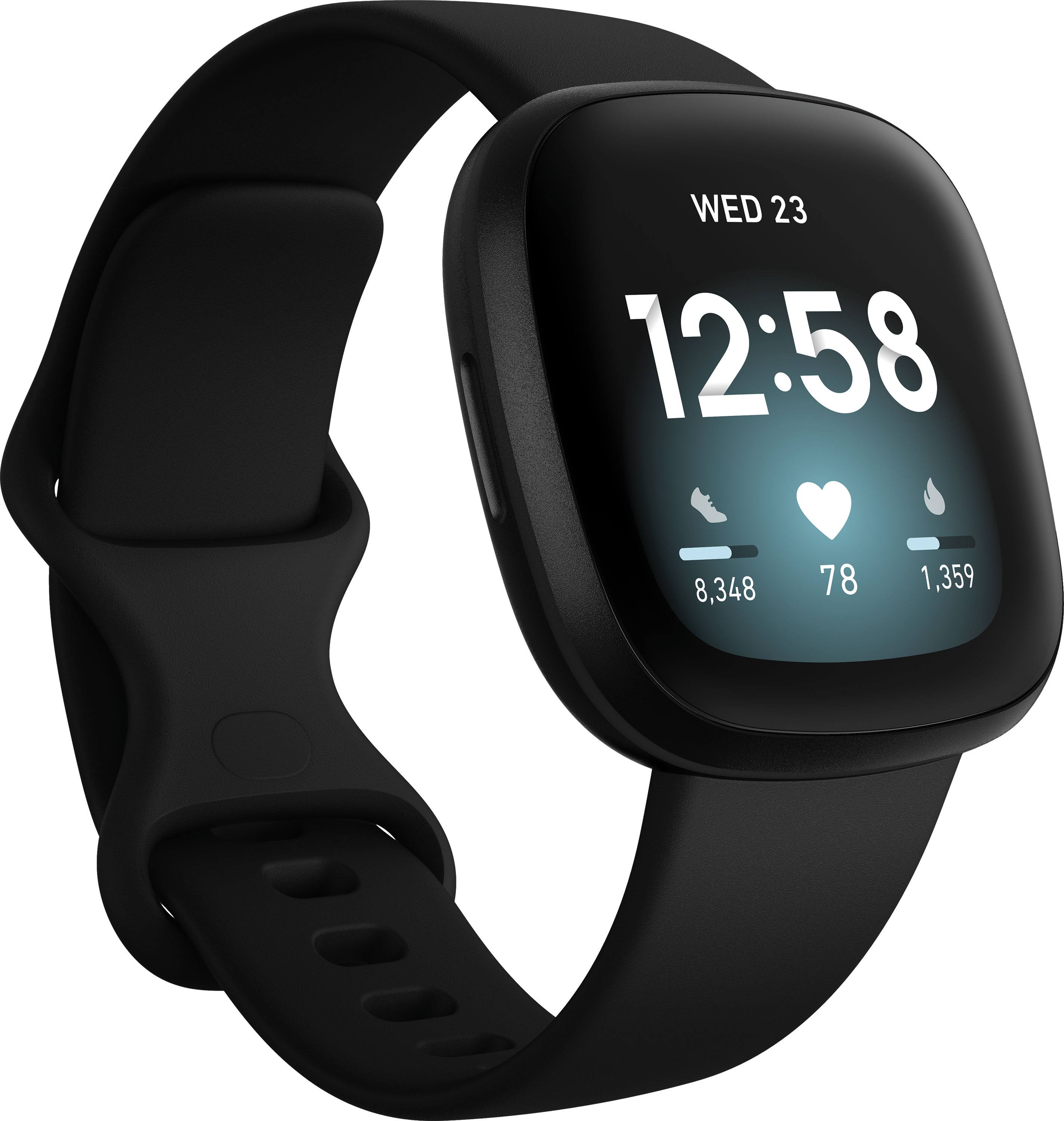 Fitbit Versa 3 Smartwatch Black - Megean