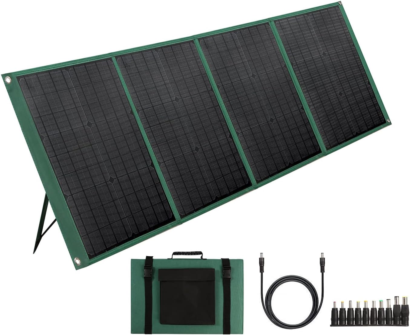 100W Foldable Solar Panel Kit, Portable Solar Panel, Monocrystalline Solar Panel