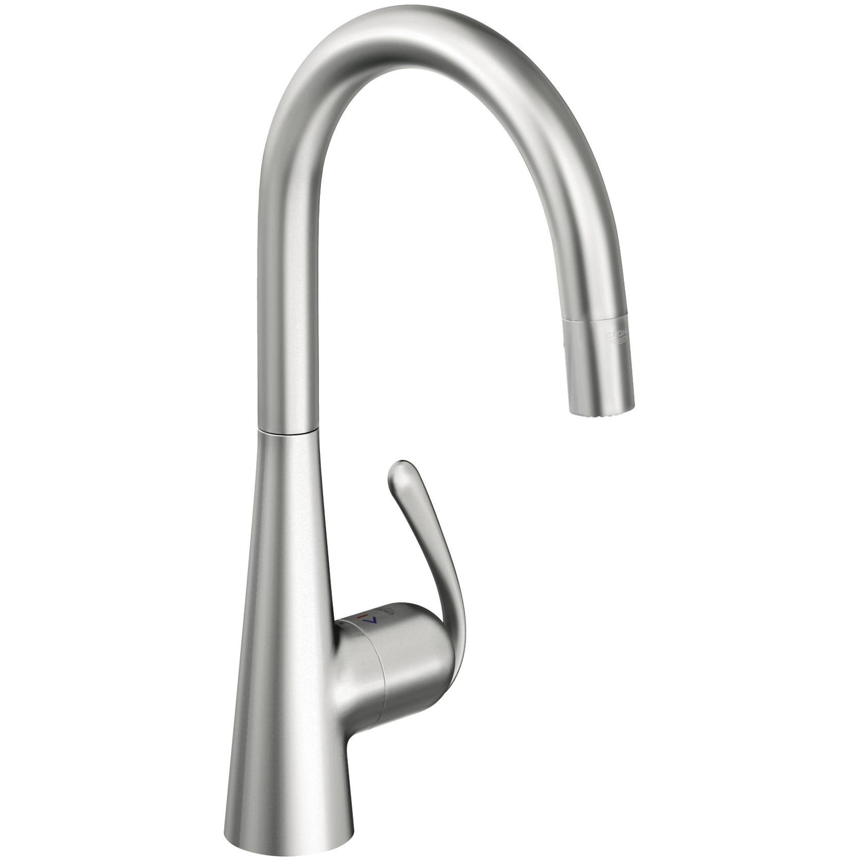 Grohe 32226SD0 Ladylux Kitchen Faucet Stainless Steel