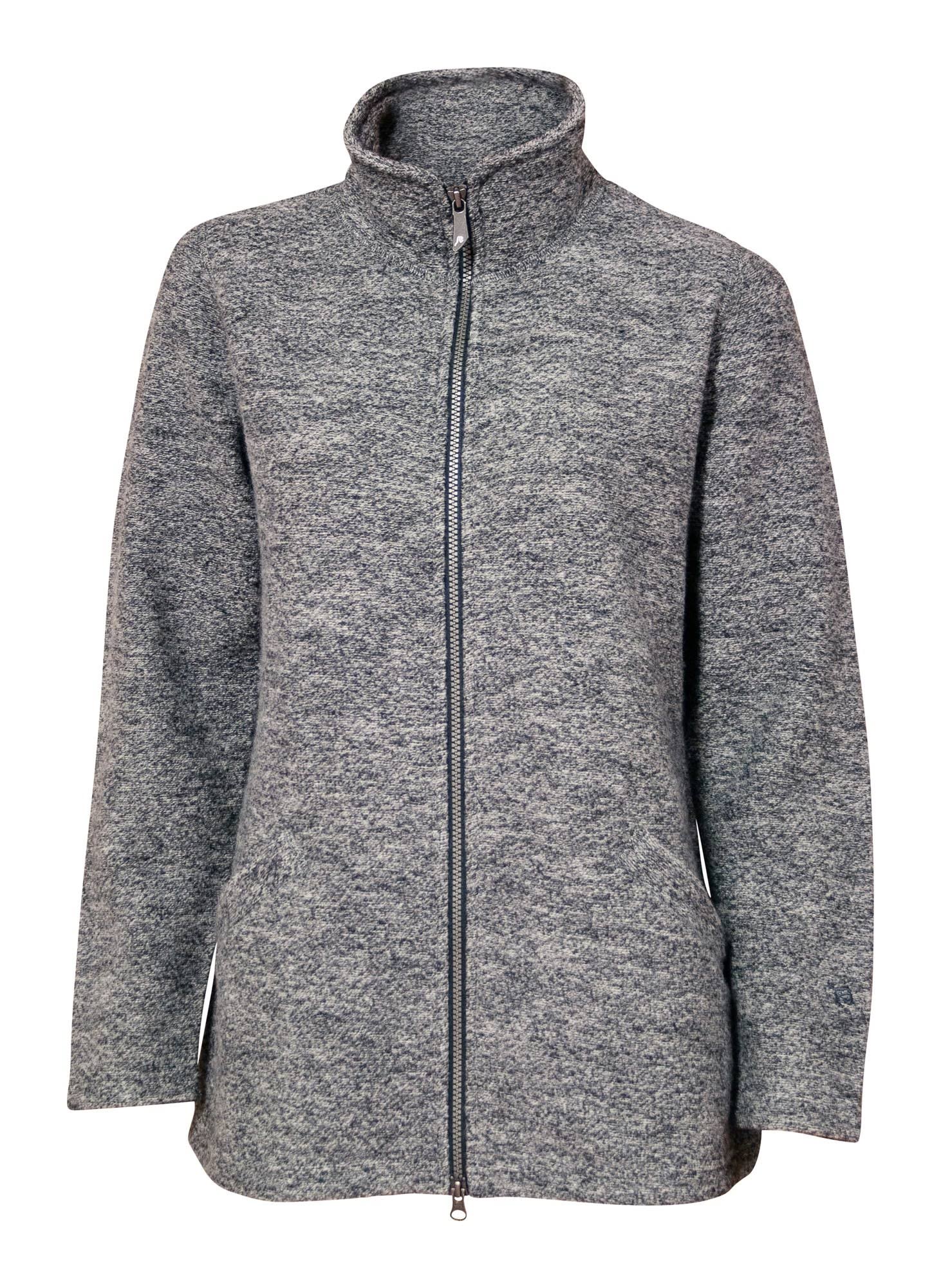 Ivanhoe of Sweden Brodal Long Grey, Women Casual Jacket (Size 40 - Color Salt - Pepper)