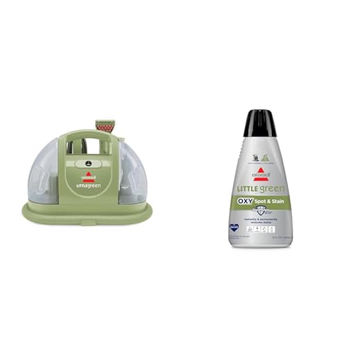 Bissell Little Green Pet Deluxe Portable Carpet Cleaner and Car/Auto Detailer, 3353, Gray/Blue - Radiant Selections