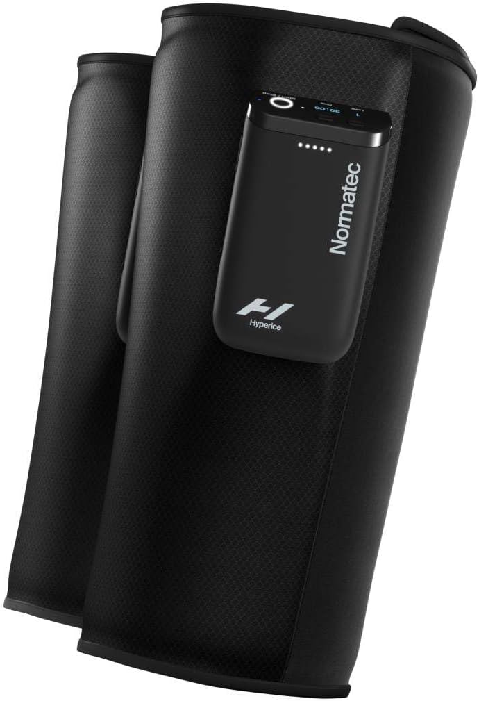 Hyperice Normatec Go Calf - Recovery System with Patented Dynamic Compression Massage Technology - Targeted Relief for Pain and Inflammation