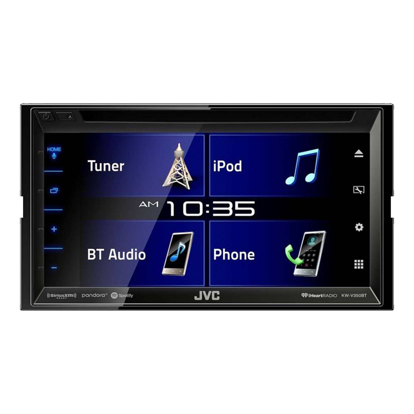 JVC Kw-v350bt 6.8x22 Double-DIN In-Dash DVD Receiver with Bluetooth u0026 Si