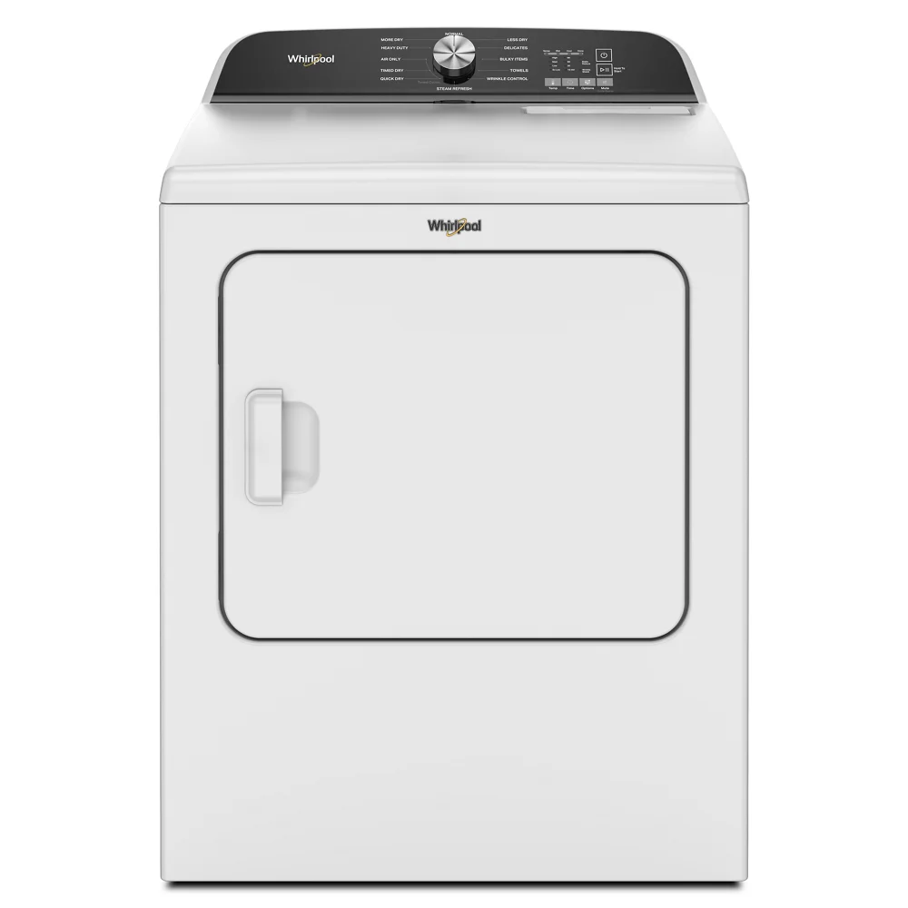 WHIRLPOOL WED6150PW  TOP LOAD ELECTRIC DRYER Black