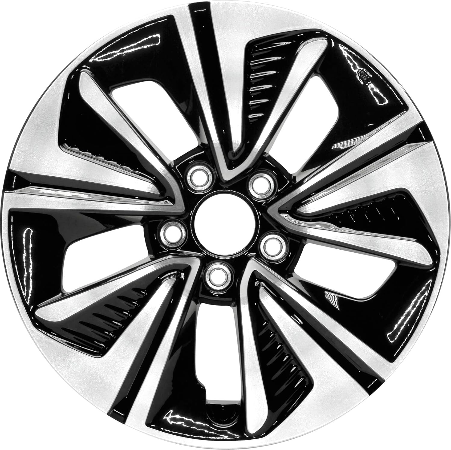 Partsynergy Replacement For New 17 inch Aluminum Wheel Rim Fits 2016-2019 Honda Civic 5 Lug 114.3mm 5 Spokes 17x7 inch
