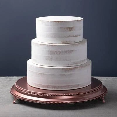 16x22 Milligan Cake Stand Rosdorf Park Color: Rose Gold