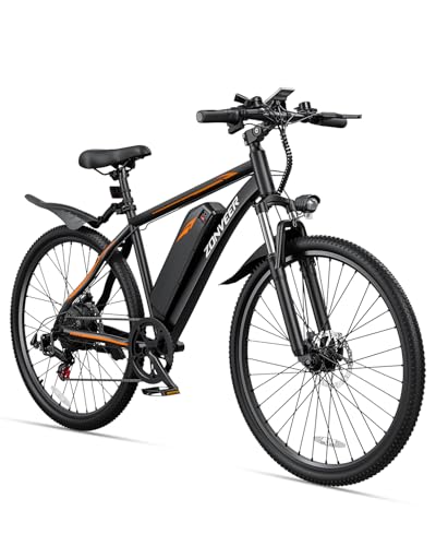 Electric Bike for Adults with 26'' Peak 500W Brushless Motor Ebike, 20MPH 40Miles Commuting Electric Mountain Bike with 360Wh Removable Battery