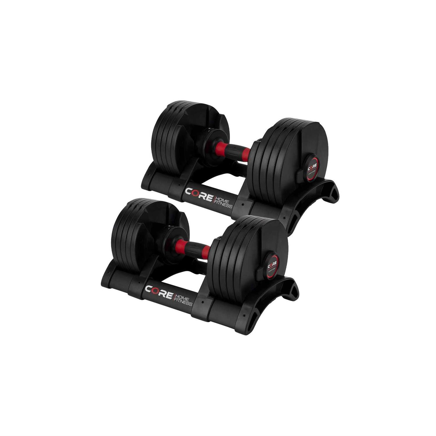 Core Fitness Adjustable Dumbbell Weight Set - Sports Supplies Online Store