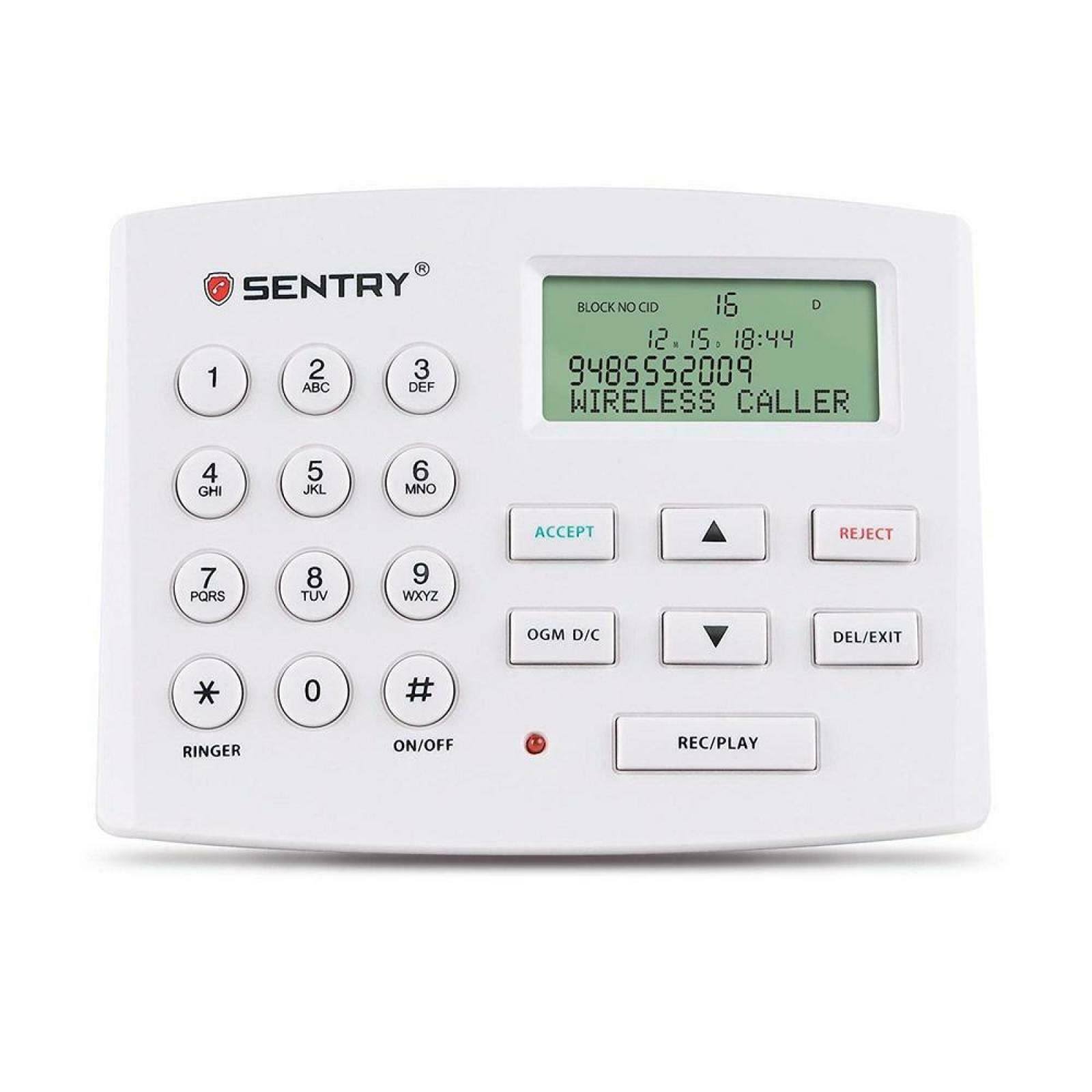 Sentry 3 1 Call Screener Smart Active Blocking Block All Solicitor Calls Election Robo
