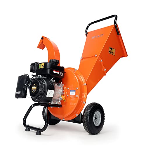 C30 LITE Wood Chipper Shredder Mulcher Heavy Duty 7 HP 212cc Gas Powered 3 Inch Max Capacity 1-Year Warranty After Product Registration