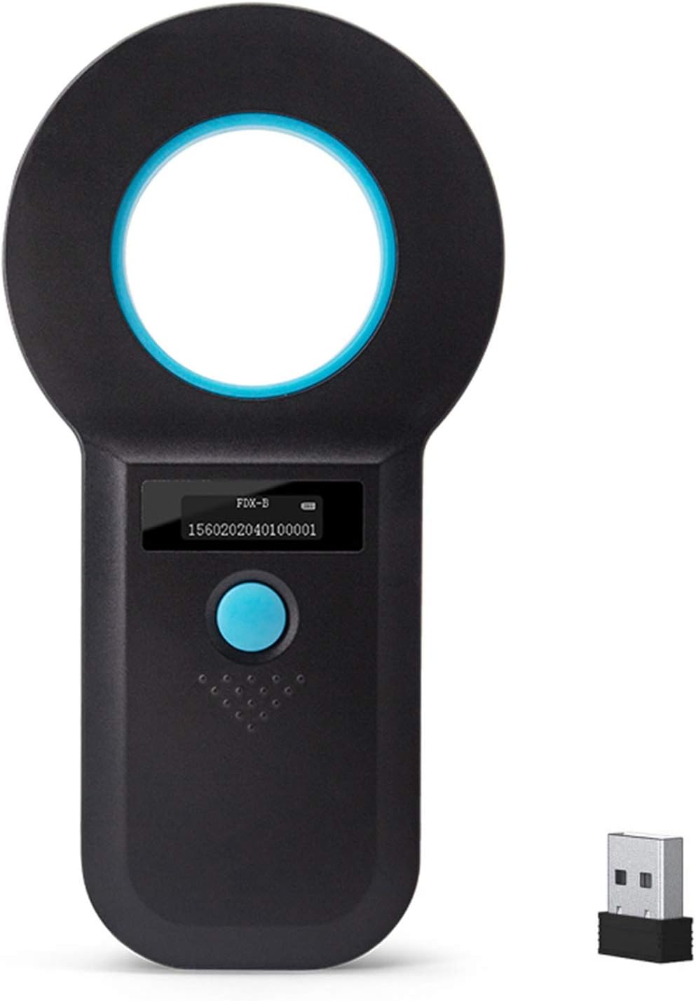 Bluetooth Animal Microchip Tag Reader Scanner RFID EMID Animal Handheld Reader Wireless Bluetooth Pet ID Scanner Rechargeable Animal Chip Scanner Pet