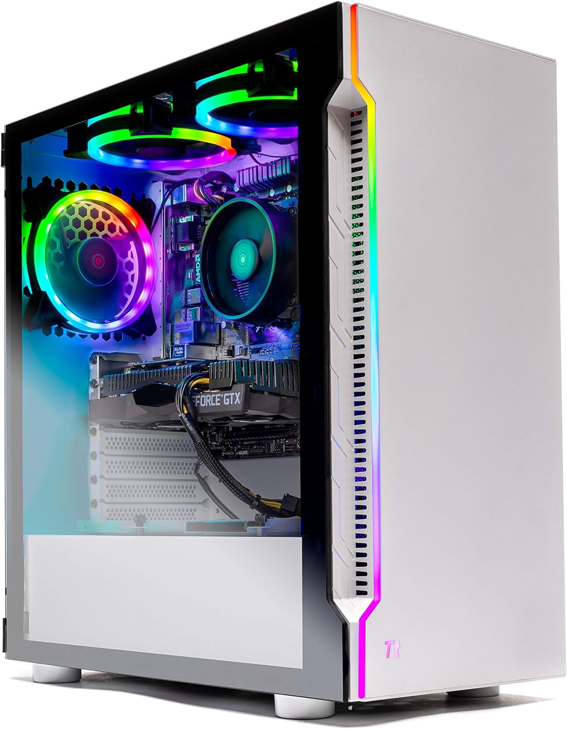 Skytech Archangel Gaming Computer PC Desktop &ndash; Ryzen 5 3600 3.6GHz, GTX 1660 Super 6G, 500GB SSD, 16GB DDR4 3200MHz, RGB Fans