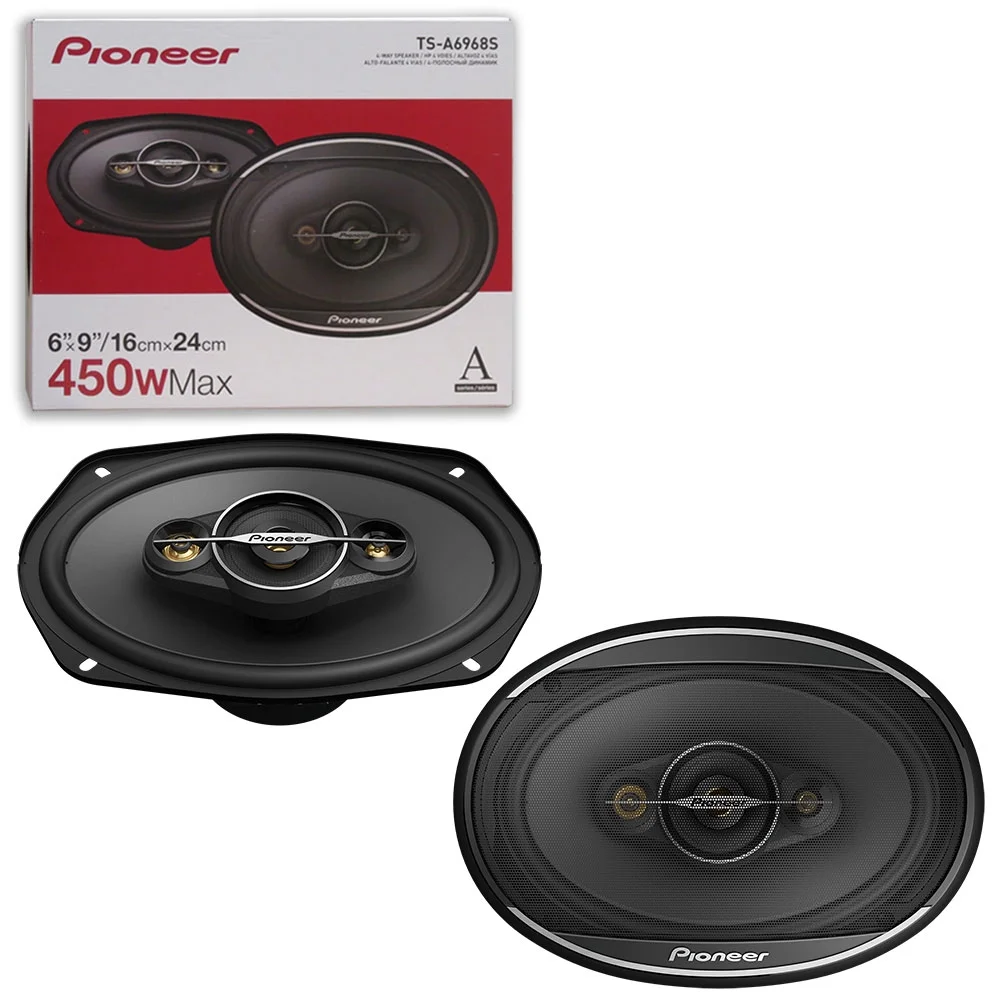 Pioneer 6x9 inch 6" x 9" 4-way Car Audio Coaxial Speakers (Pair) 450 Watts Max - Curated Treasures Market