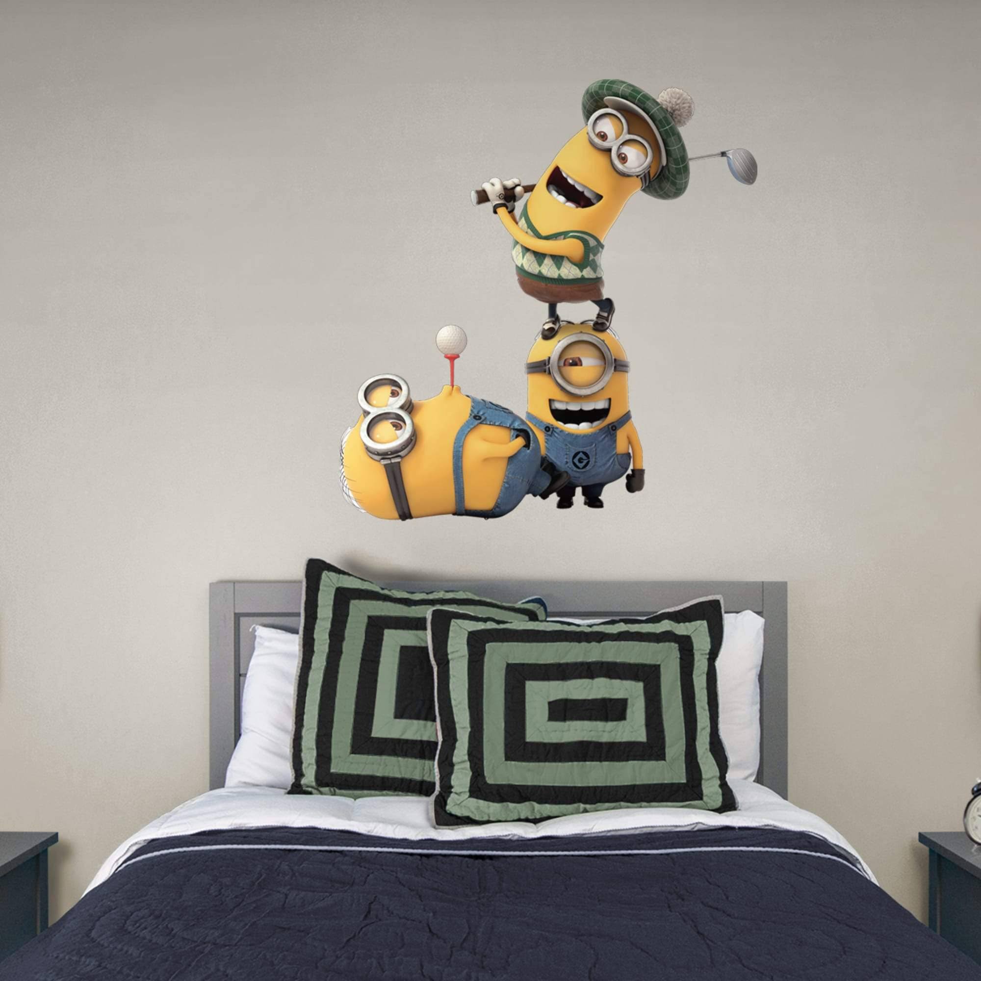 Fathead Minions: Golf - Large Officially Licensed Removable Wall Decal