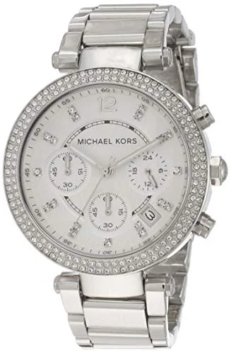 Michael Kors Women's Parker Silver-Tone Watch MK5353