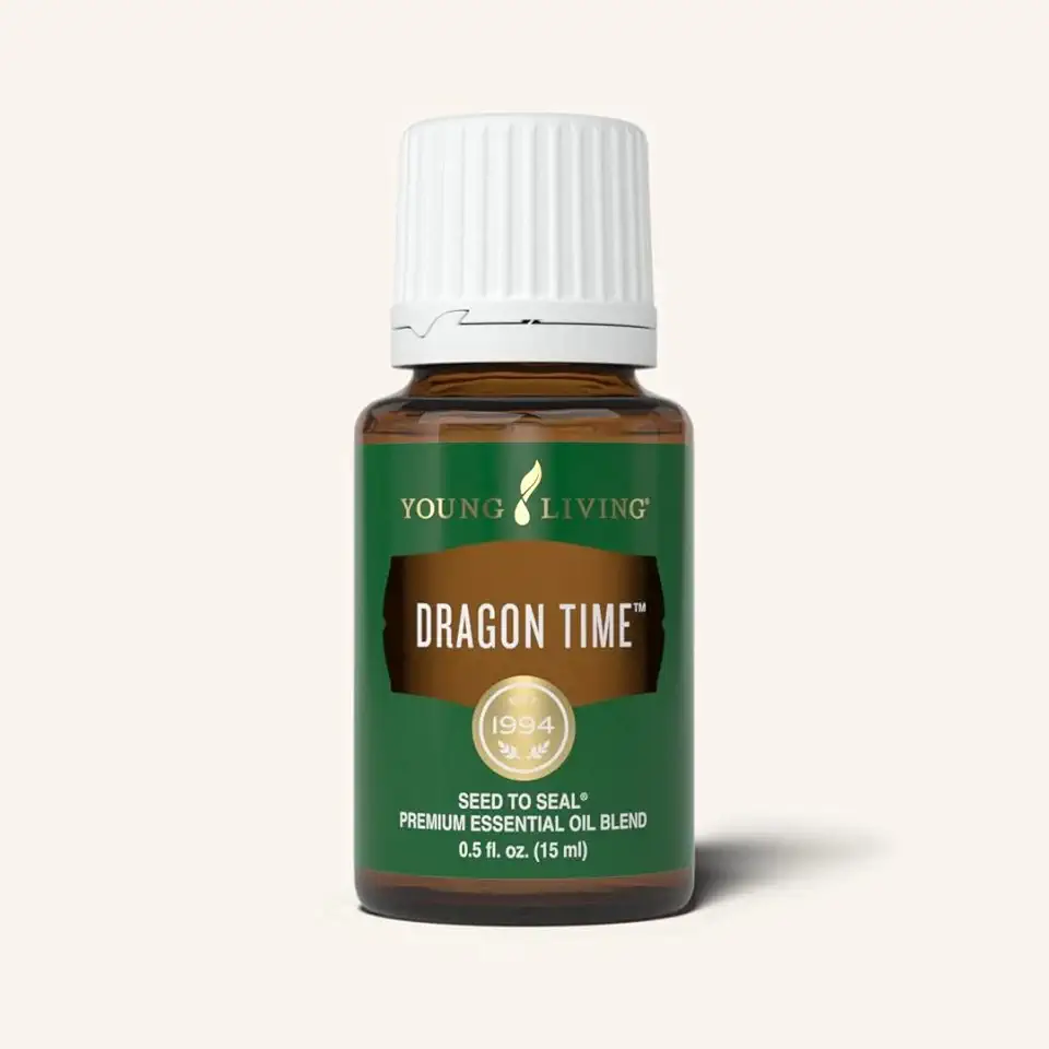 Dragon Time 15 ml Essential Oil by Young Living - Balancing & Soothing Aroma for Feminine Comfort, Calming, Relaxing, & Grounding